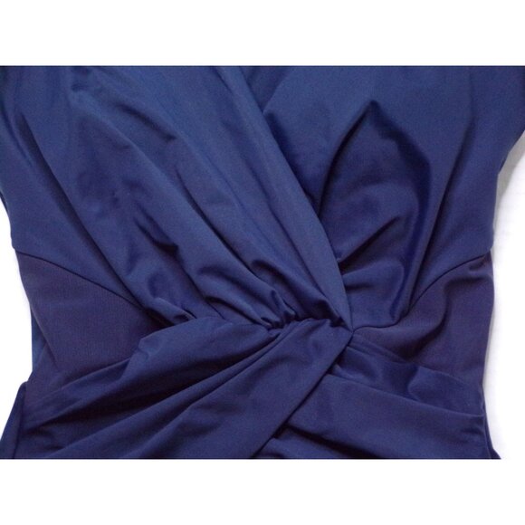 🆕 MIRACLESUIT Palma Illusion Slimming One Piece Swimsuit 8 Navy Blue - Picture 7 of 11